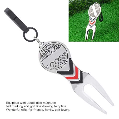 Fishawk Ferramenta de reparo Divot, ferramenta de reparo de divotas de liga de alumínio leve e longa