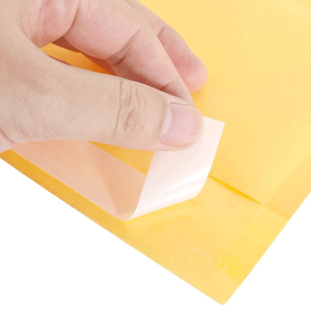 Koperty bąbelkowe, koperty bąbelkowe, 100 sztuk torebek z kopertami bąbelkowymi z papieru pakowego(220x200mm)