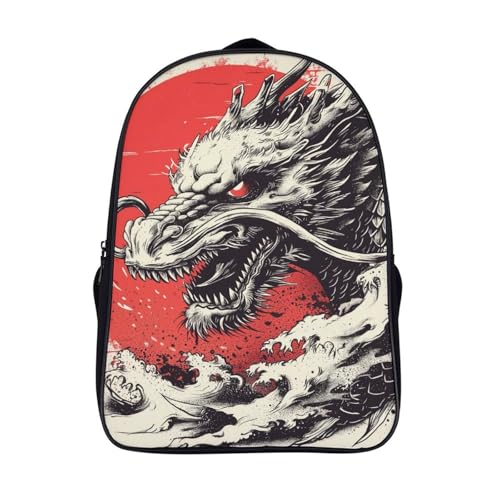 Mochila escolar 3D de Loong de 40x28x16 cm para niños de primaria