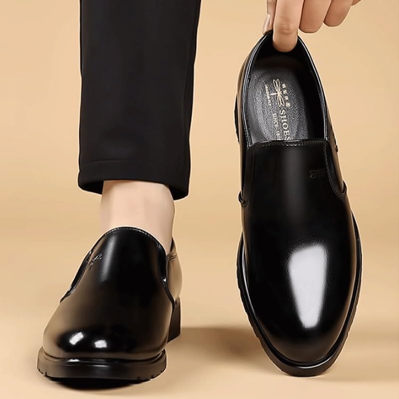 Men's Vintage Spike Loafers Slip On Fashion Shoes Classic Tuxedo Dress Shoes for Formal Business2