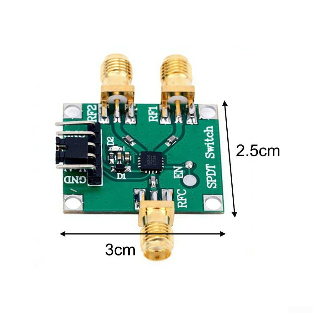 Modulo interruttore RF SPDT HMC349 HMC849 4GHz 6GHz alto isolamento 50 Ohm SMA 2,5 x 3 cm
