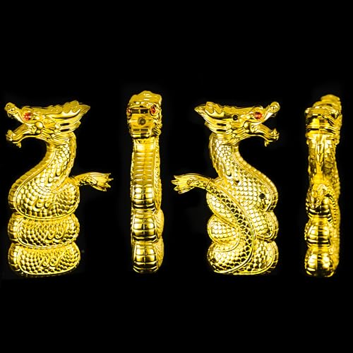 Encendedor antorcha con diseño serpiente oro miniatura 3