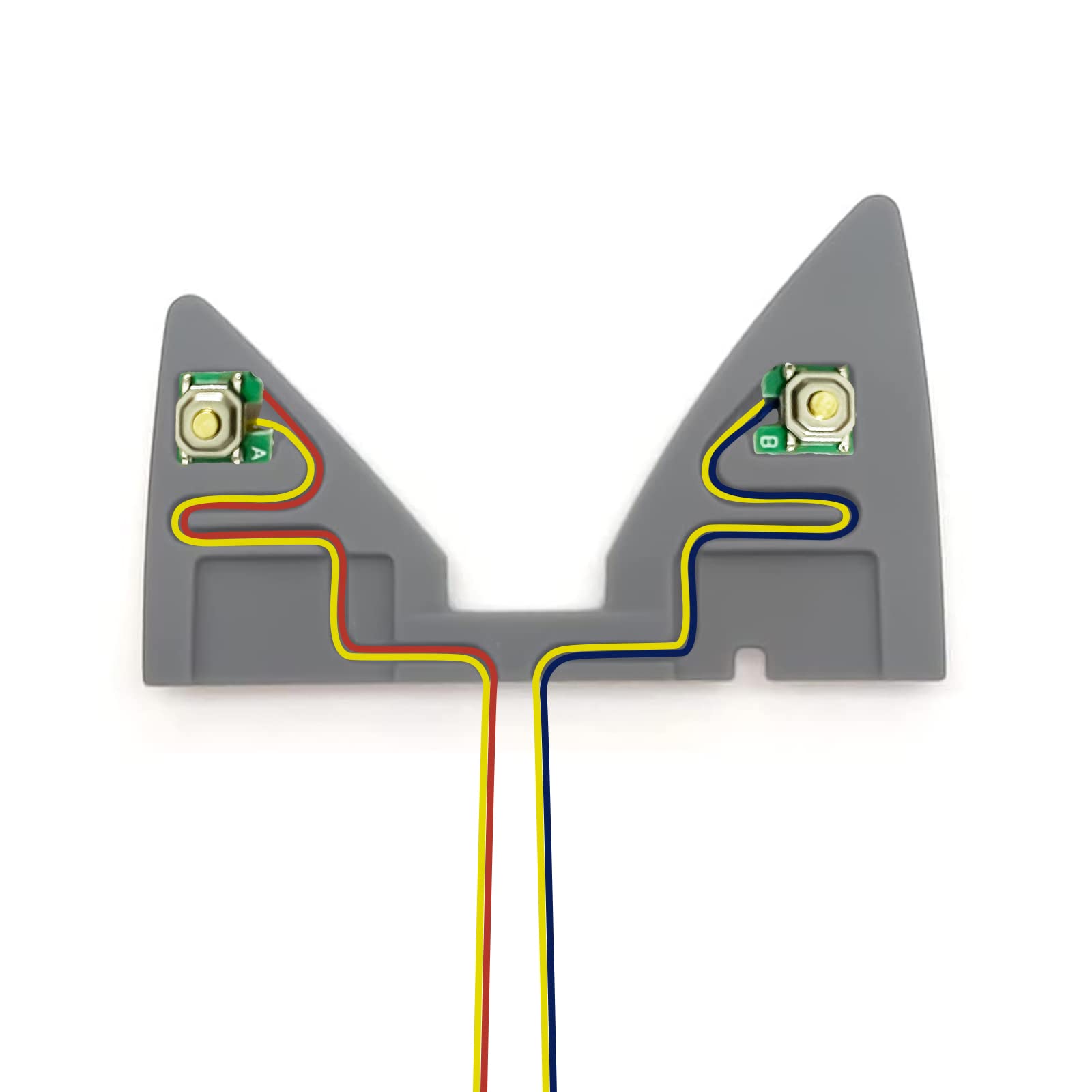 Replacement Ears for Toniebox Tonie Figures Tonies Starter Set for Toniebox (black inner ear), Medium - Image 4