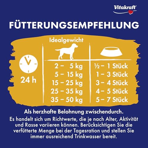 Vitakraft Beef Burger, Hundeleckerli, für zwischendurch und unterwegs, ohne Zusatz von Zucker (1x 27g)