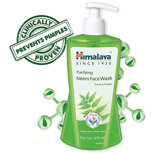 Image of Himalaya Purifying Neem Face Wash, 400 ml & Himalaya Herbals Purifying Neem Pack, 100g