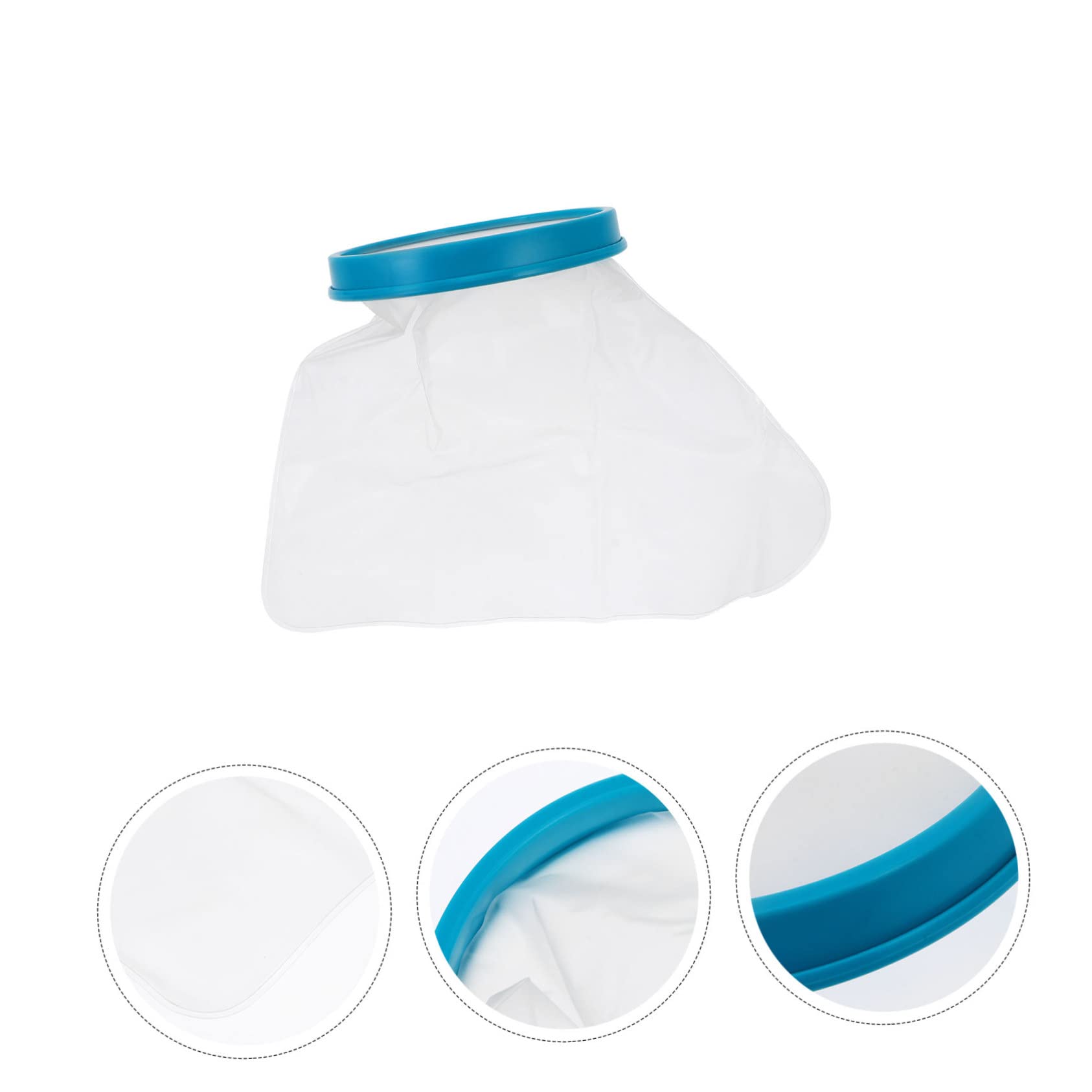 COLLBATH Waterproof Leg Cover for Shower Cast Cover for Showering Leg Adults Foot Cast Cover Easy On Off