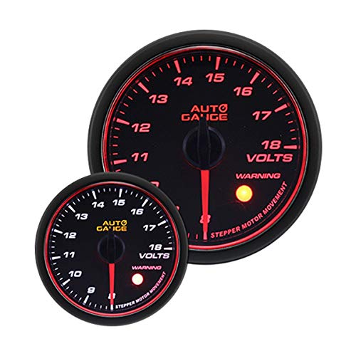 【ご確認用、お願いします】 Amazon.co.jp: オートゲージ 日本製モーター 52mm 電圧計 2色