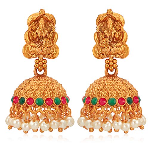Goddess Laxmi Choker Necklace Set (SKR61671)