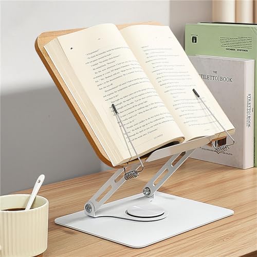 Soporte de suelo para libros: el mejor atril ajustable y plegable de cocina 3