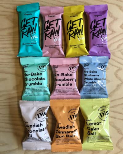 Dig Bio-Haferriegel mit Himbeeren – Fruchtiger, Vegan & Glutenfrei, 12 x 35g