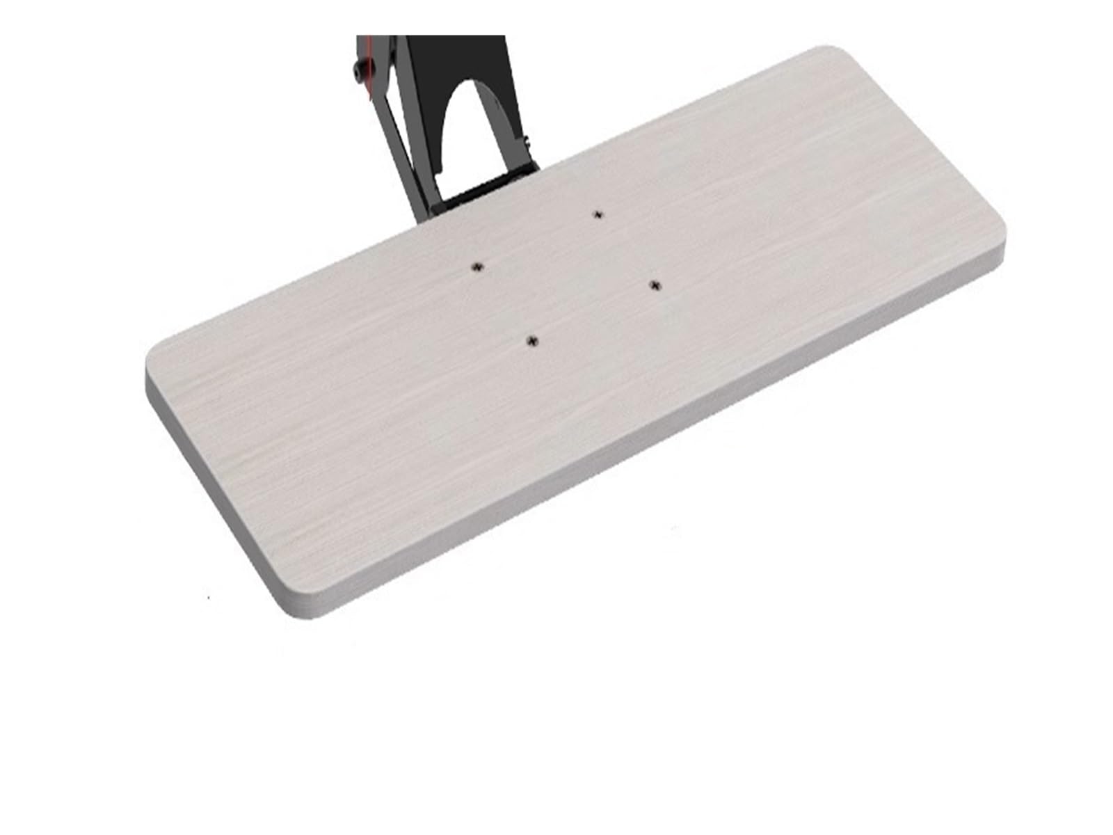 RGOEMHJ Adjustable Ergonomic Keyboard Tray Under Desk Mount Suitable for typing(White Maple,Regular 75CM)