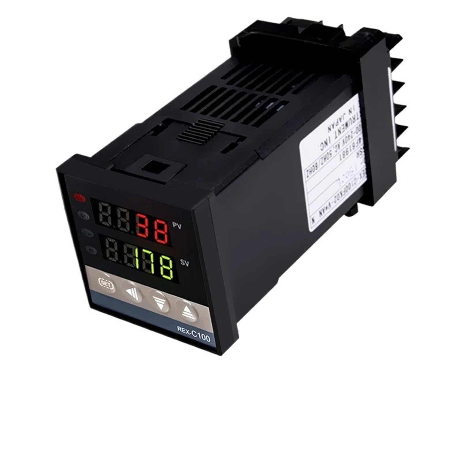 REX-C100 110V a 240V 0 a 1300 grados Sonda de temperatura Alarma Kits de controlador de temperatura PID digital con sensor de sonda tipo K(0-1300 Degree)
