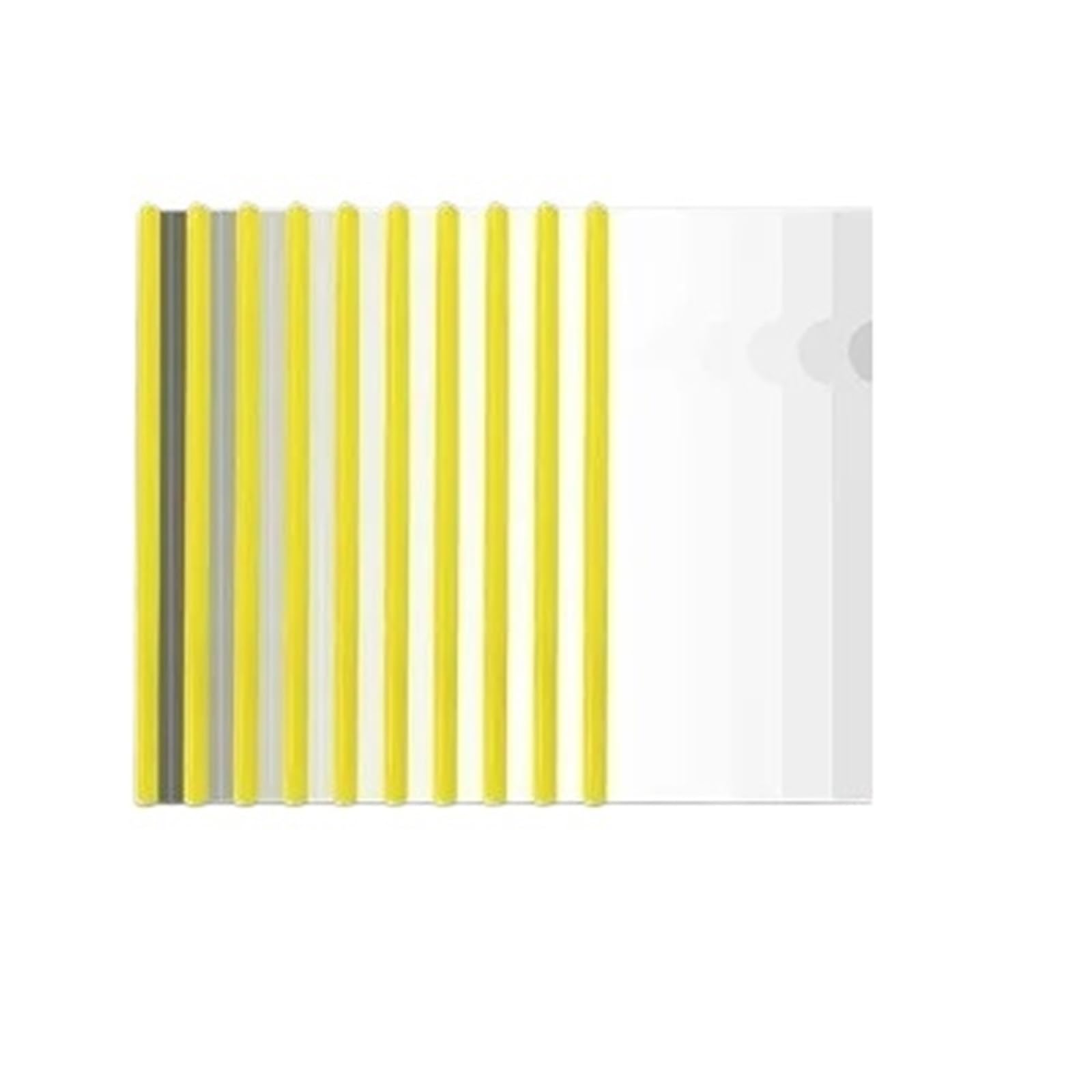 Carpeta Transparente Carpeta gruesa con clip for barra de tracción, tamaño A4, color transparente, gran capacidad, 20 unidades Para Archivar(Color 3)