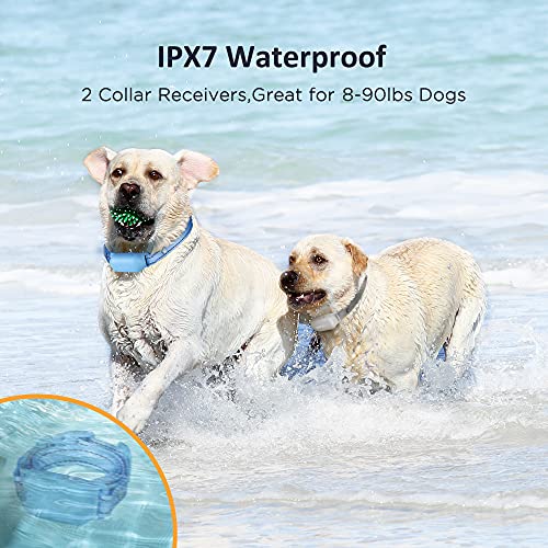PATPET Dog Training Collar with Remote - 2000FT Dog Shock Collar Include Rechargeable & IP67 Waterproof E Collar, Beep… - Image 4