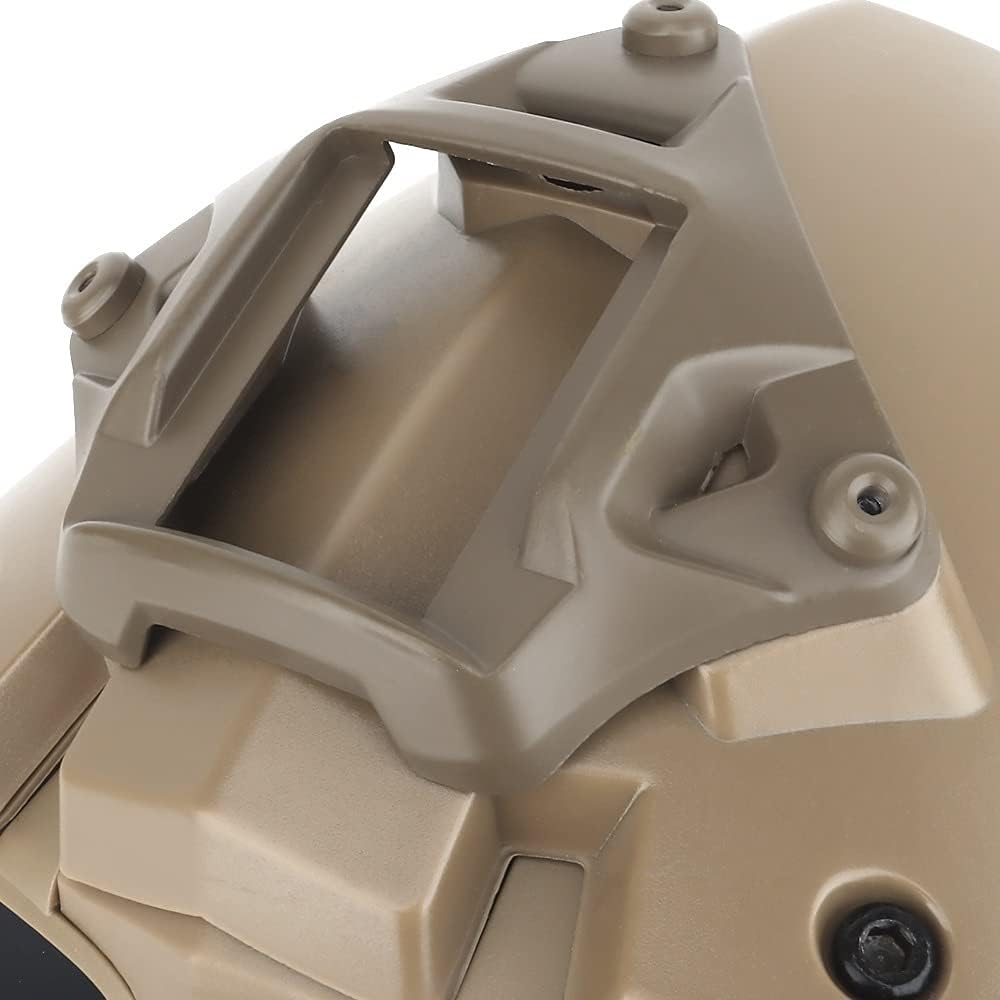 Tactical Mask, Full Face Mesh Mask with NVG Mount & Side Rails for Airsoft Paintball Wargames