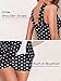 MiYang Women's Plus-Size Polka Dot Shaping Body One Piece Swim Dresses Swimsuit Black Polka Dot XX-Large (US 18W-20W)