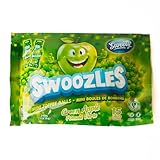 Sweety Swoozles Mini Toffee Balls Apple – 240g (15x16g) Bag – Vegan, Kosher, Gluten-Free, Nut-Free Candy