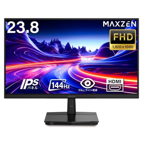 Amazon.co.jp: MAXZEN モニター 23.8インチ 144Hz FHD pcモニター