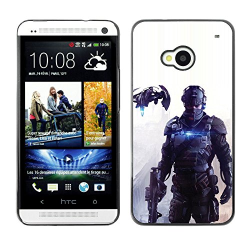 Ihec Tech Future Soldier Gaming Pc / Hard Plastic Case / For Htc One M8 #TOP2