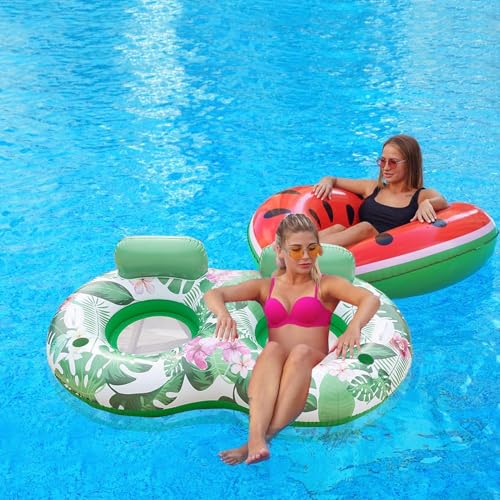 Flotteur de piscine en PVC épais avec structure gonflable ergonomique unique