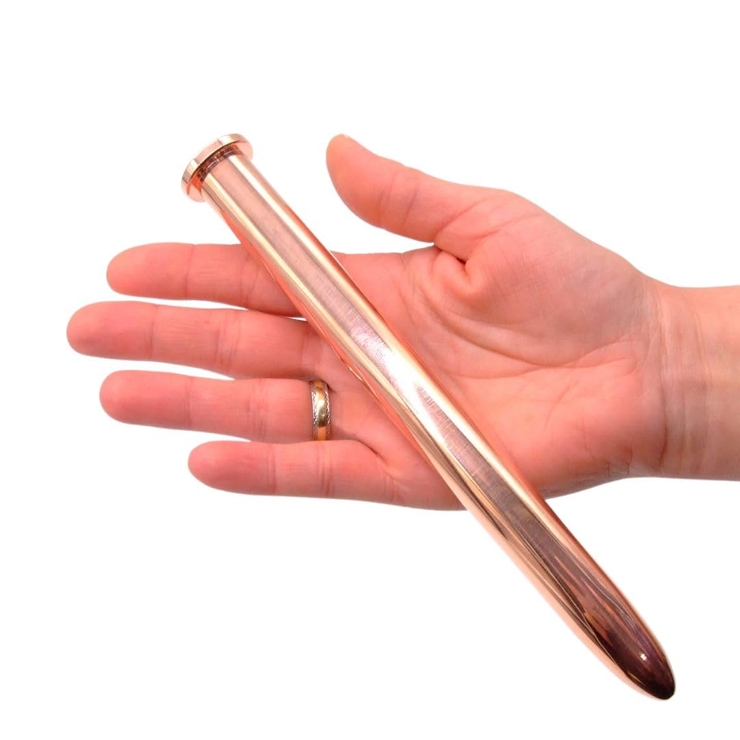 Whisky Thief y Valinch Pipeta de Cobre 20 cm Artesanal para Muestras de Whisky y Vino