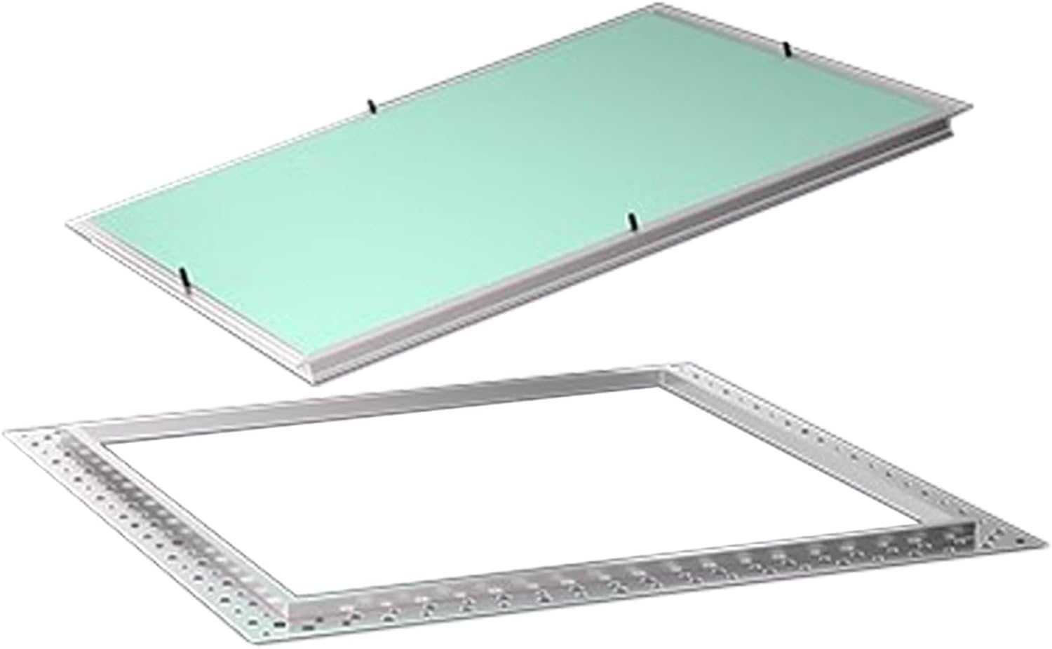 Wall & Hatch Access Panel – Access Hatch, Aluminum Frame for Concealed Ceiling Panels, Ideal for Service Shafts in Hotels and Residences(15x15cm (5.9x5.9in))