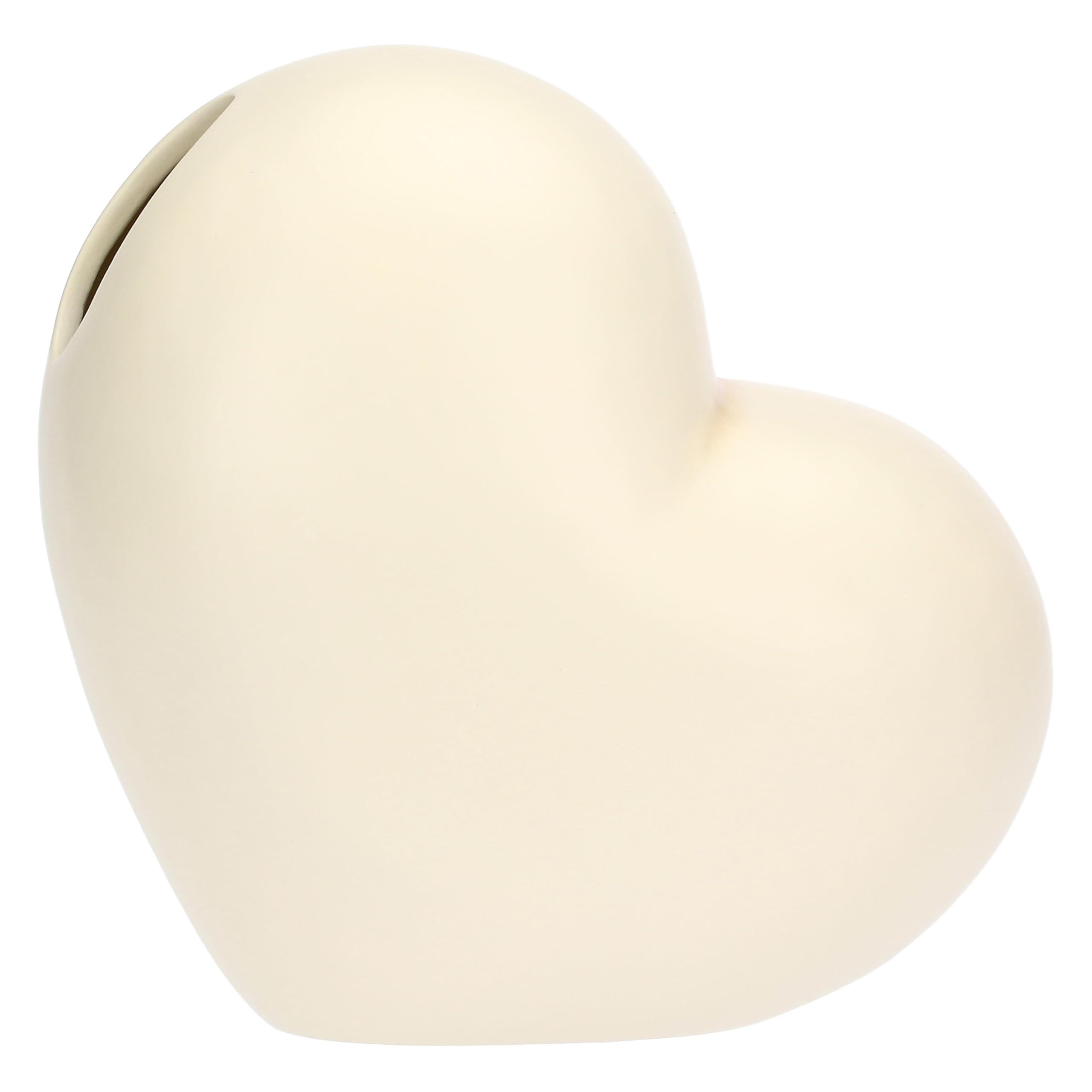 THUN - Vaso a forma di cuore - ceramica - Collezione L'amore Vola - 25.1 x 18.3 x 24.1 cm