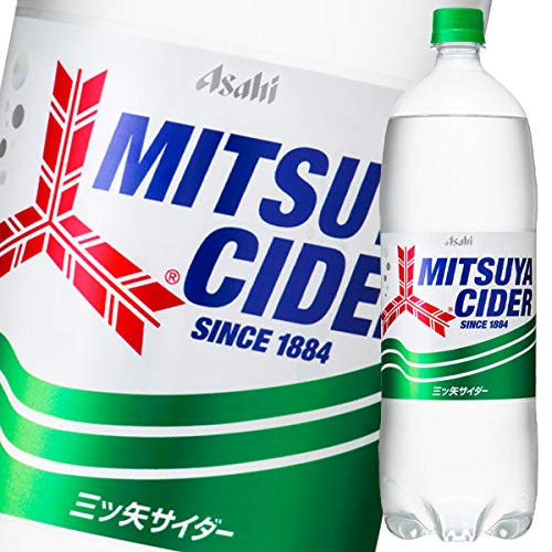 Asahi Mitsuya Cider 50.7 Fl.oz. Pet (1.5L) (Pack Of 4) - Made In Japan #TOP3