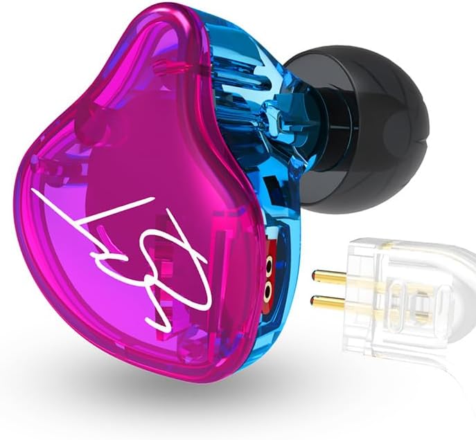 Miniatura 7 de Kinboofi KZ ZST - Auriculares intrauditivos, híbridos de doble conductor con equilibrio de color, auriculares HiFi Bass Auriculares intrauditivos