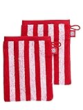 FC Bayern München Waschhandschuh 2er-Set Rot-Weiß