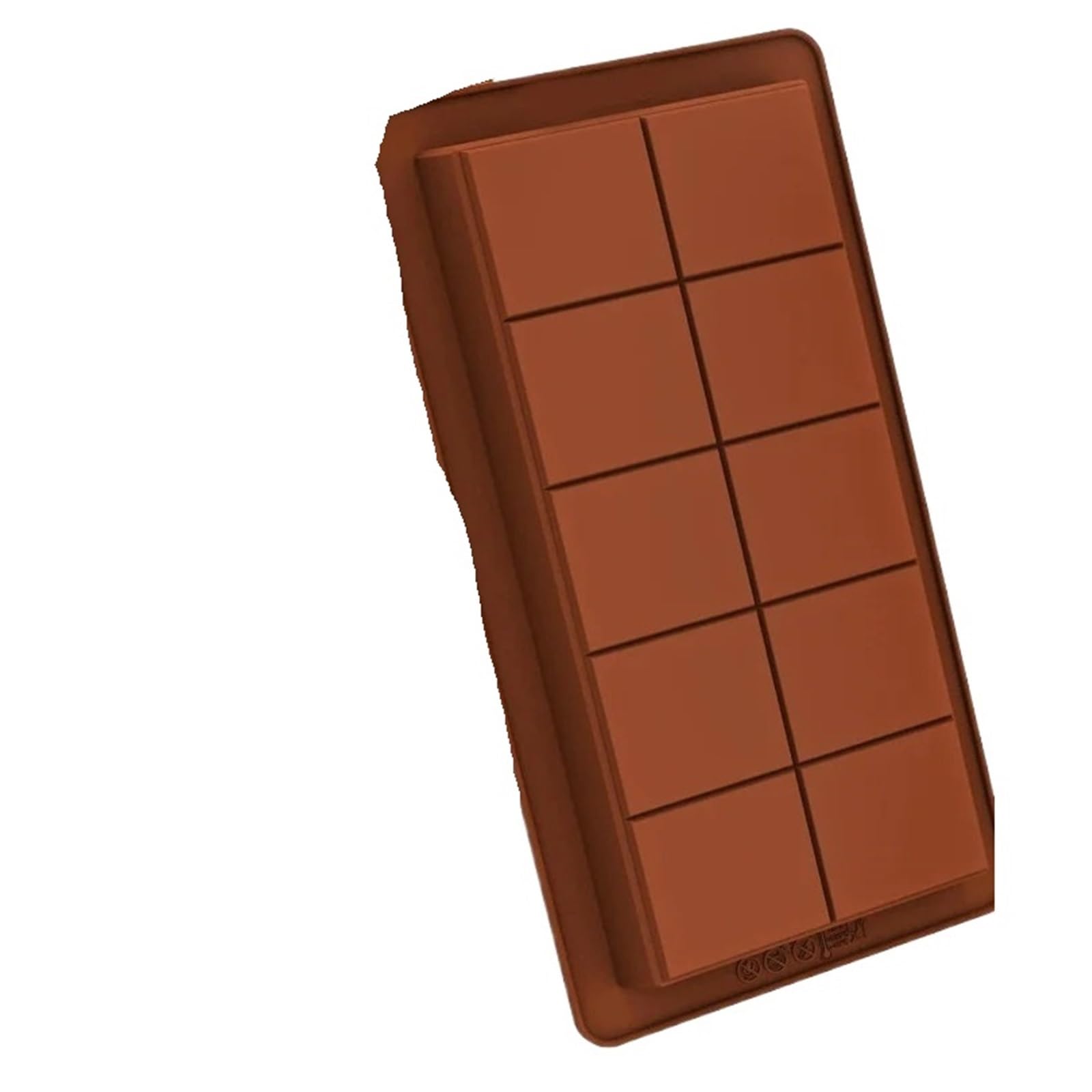 4 stampi for barrette di cioccolato in silicone, for cera fusa, rettangolari facili da staccare, for proteine ​​ed energia Per La Produzione Del Cioccolato