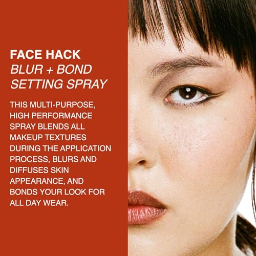 Image of Freck FACE HACK Blur + Bond Setting Spray, 3.38oz | Makeup Setting Spray for Blurring Skin, Long-Lasting Hold | Hydrating Oil Control Mist, Alcohol-Free Clean Vegan Formula
