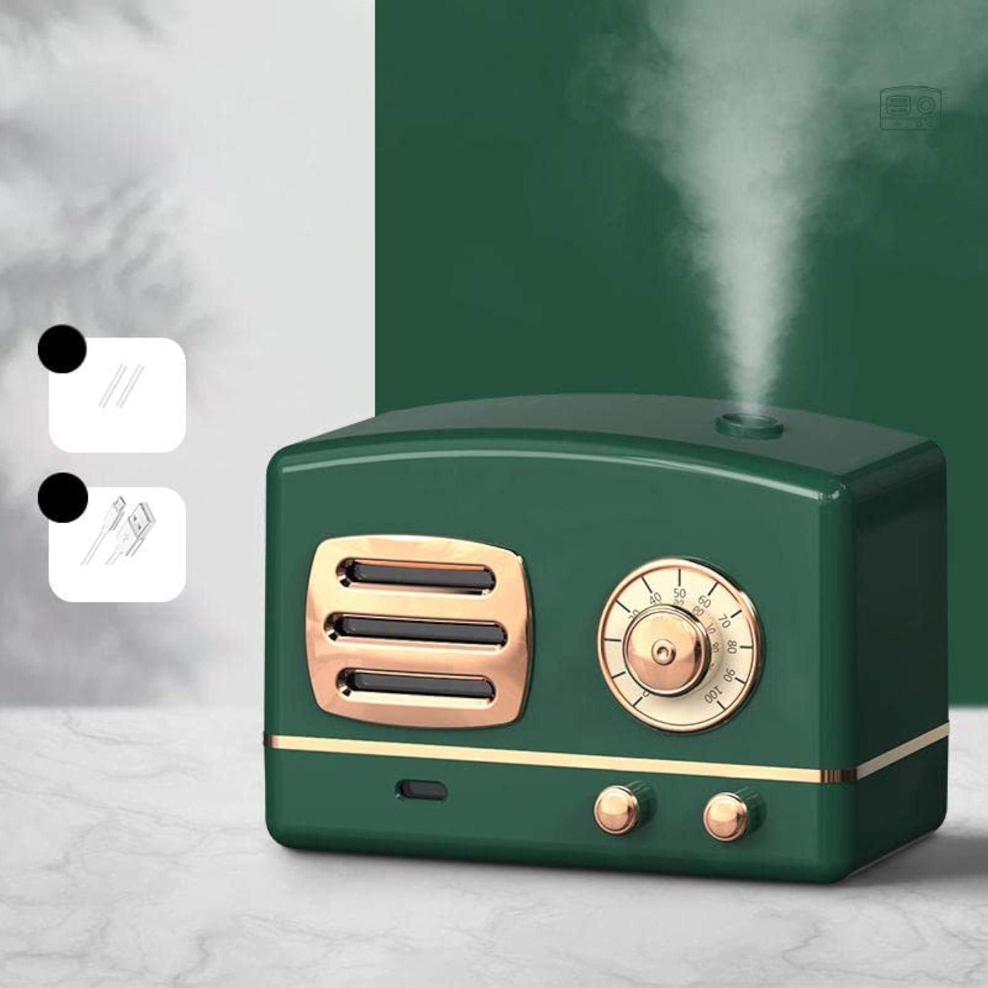200ml Air Humidifier Essential Diffuser USB Night Light