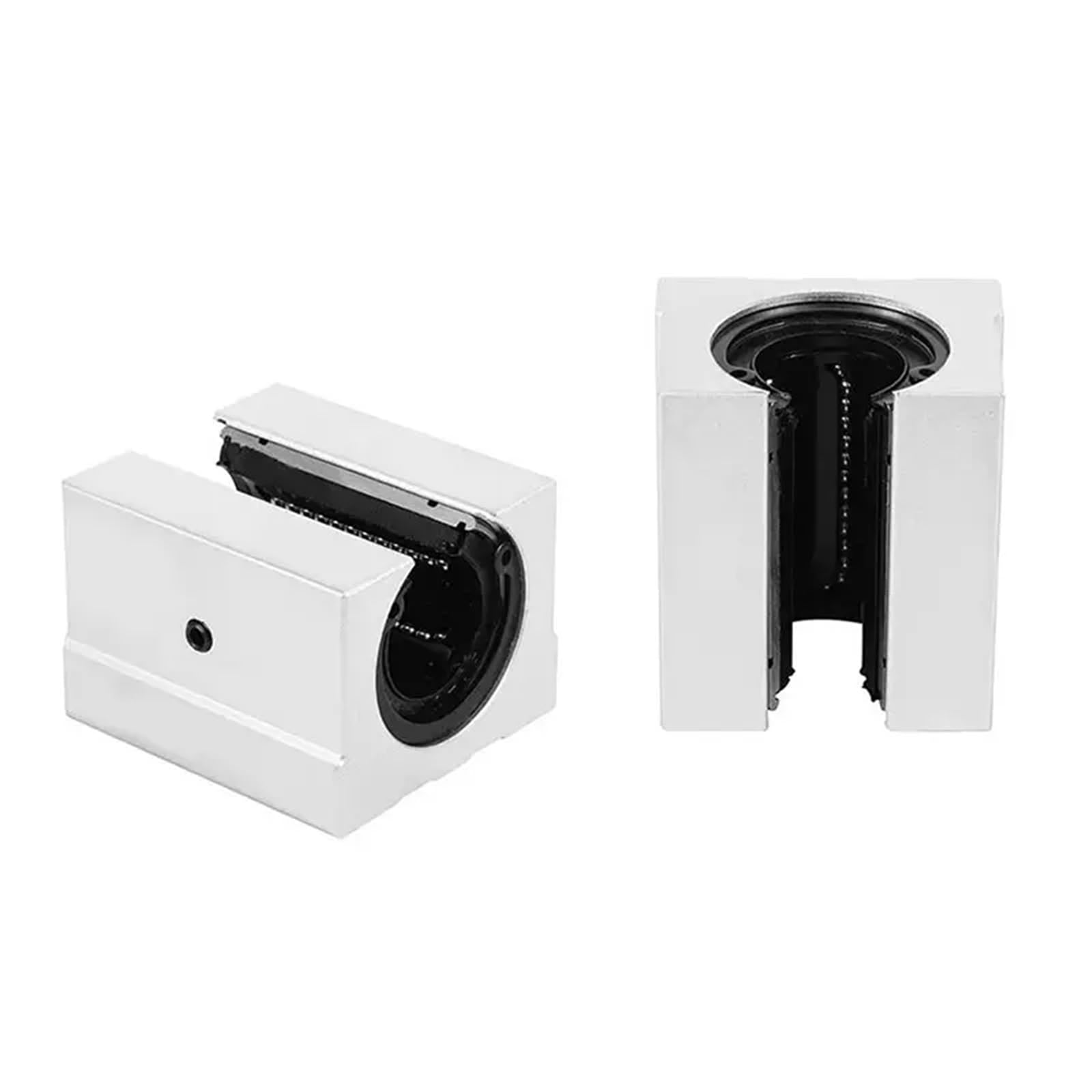 Blocco di scorrimento con cuscinetto a sfere a movimento lineare da 16 mm in alluminio SBR16UU da 4 pezzi