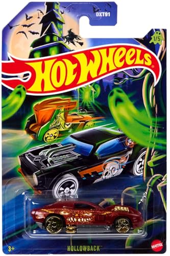 Set Hot Wheels Halloween Spooky Series 5 Autos Die-Cast miniatura 4