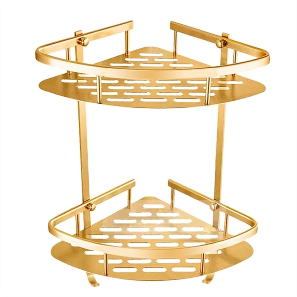 Estantes de baño exquisitos Estante de baño, Cesta de Esquina montada en la Pared de la Ducha, Estante de baño de Pared de Almacenamiento de champú
