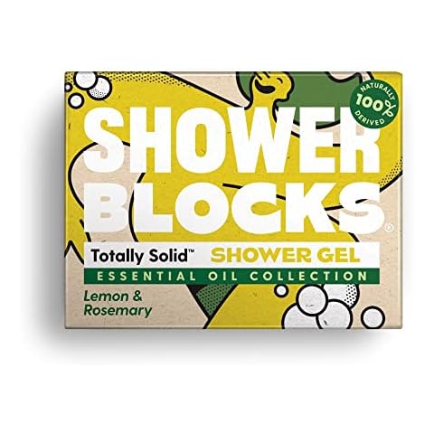 Shower Blocks Lemon & Rosemary Solid Shower Gel Cover