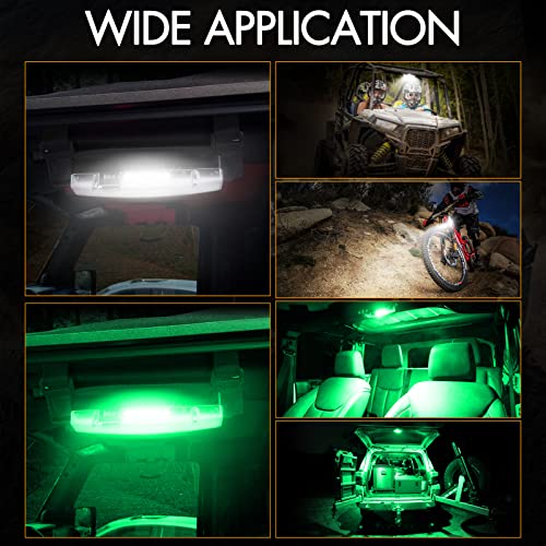 Luces de cúpula para interior de UTV sin cables para iluminar cabinas RZR 6