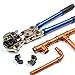 iCrimp Copper Tube fittings Crimping tool with 1/2,3/4 and 1-inch Jaw for ProPress copper fitting IWISS-1632AF