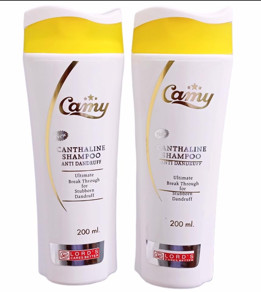Lords Camy Canthaline Shampoo Anti Dandruff Ultimate Break Through For Stubborn Dandruff 200ml (Pack OF 2)-image-7
