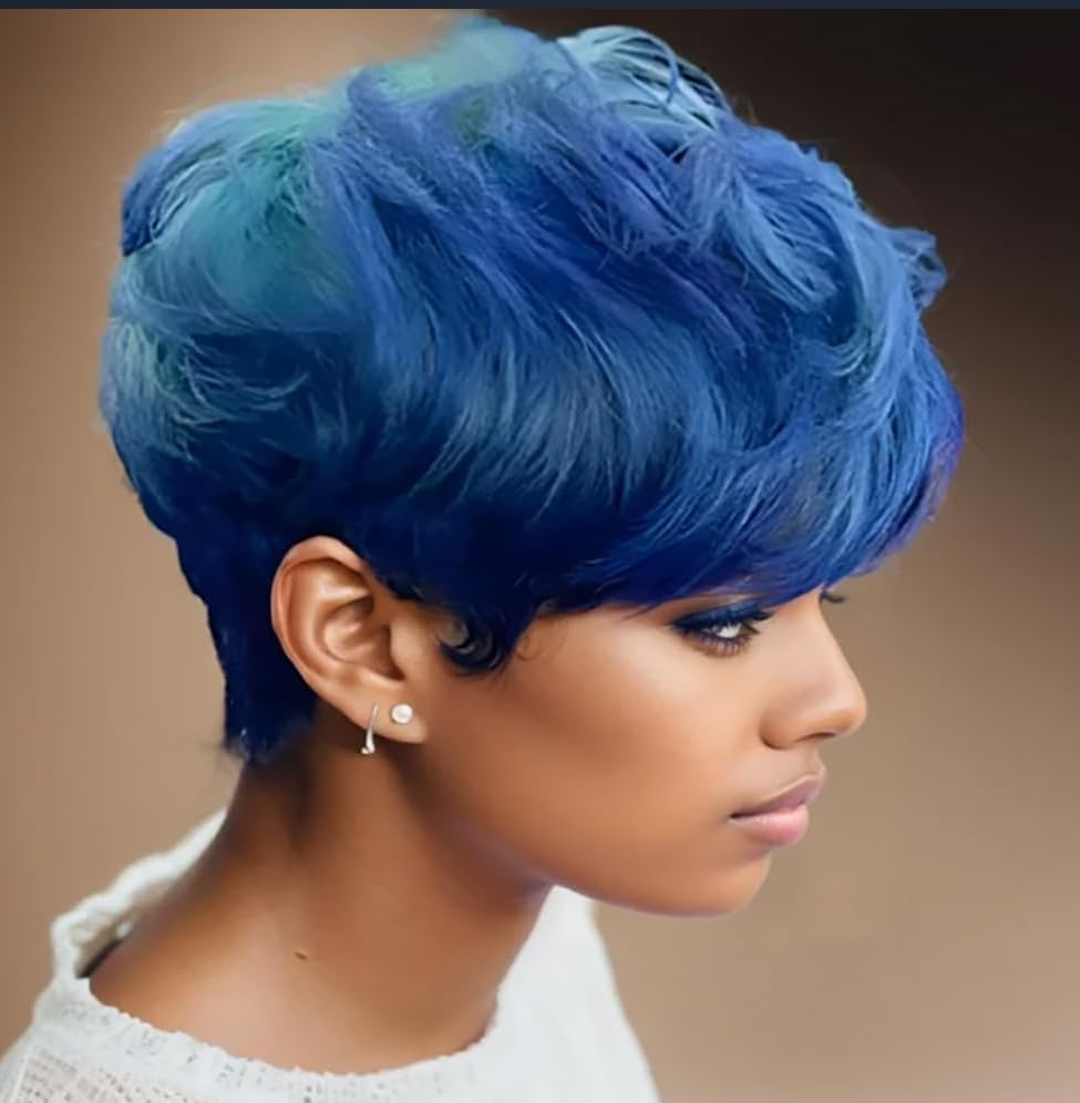 WOCWIG Pixe Cut Wig For Women Short Hairstyles Wigs For Black Women