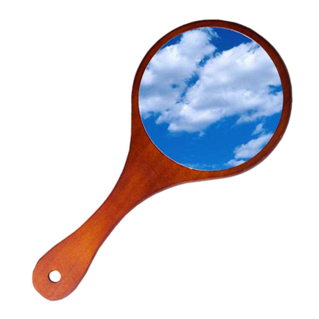 BNF® Portable Wooden Hand Vanity Mirror with Handle for Home Travel Dark Brown|Health & Beauty | Makeup | Makeup Tools & Accessories-picture-44