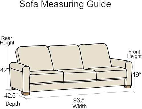 Miniatura 7 de KEBE Funda de sofá transparente y más gruesa para mascotas, protector de plástico resistente al agua a prueba de arañazos de gatos y perros, funda