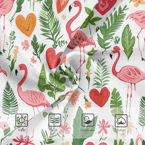 Little Girl Underwear Toddler Panties Kids Undies Flamingos Palm Trees Soft Cotton Briefs 2T-8Y3