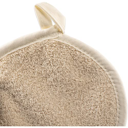 San Jamar 813Rph Terry Cloth Pot Holder - 8" Round #TOP16