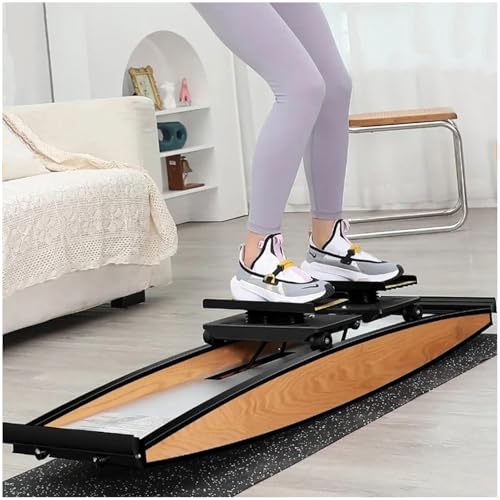 Indoor Ski Simulator with Adjustable Resistance