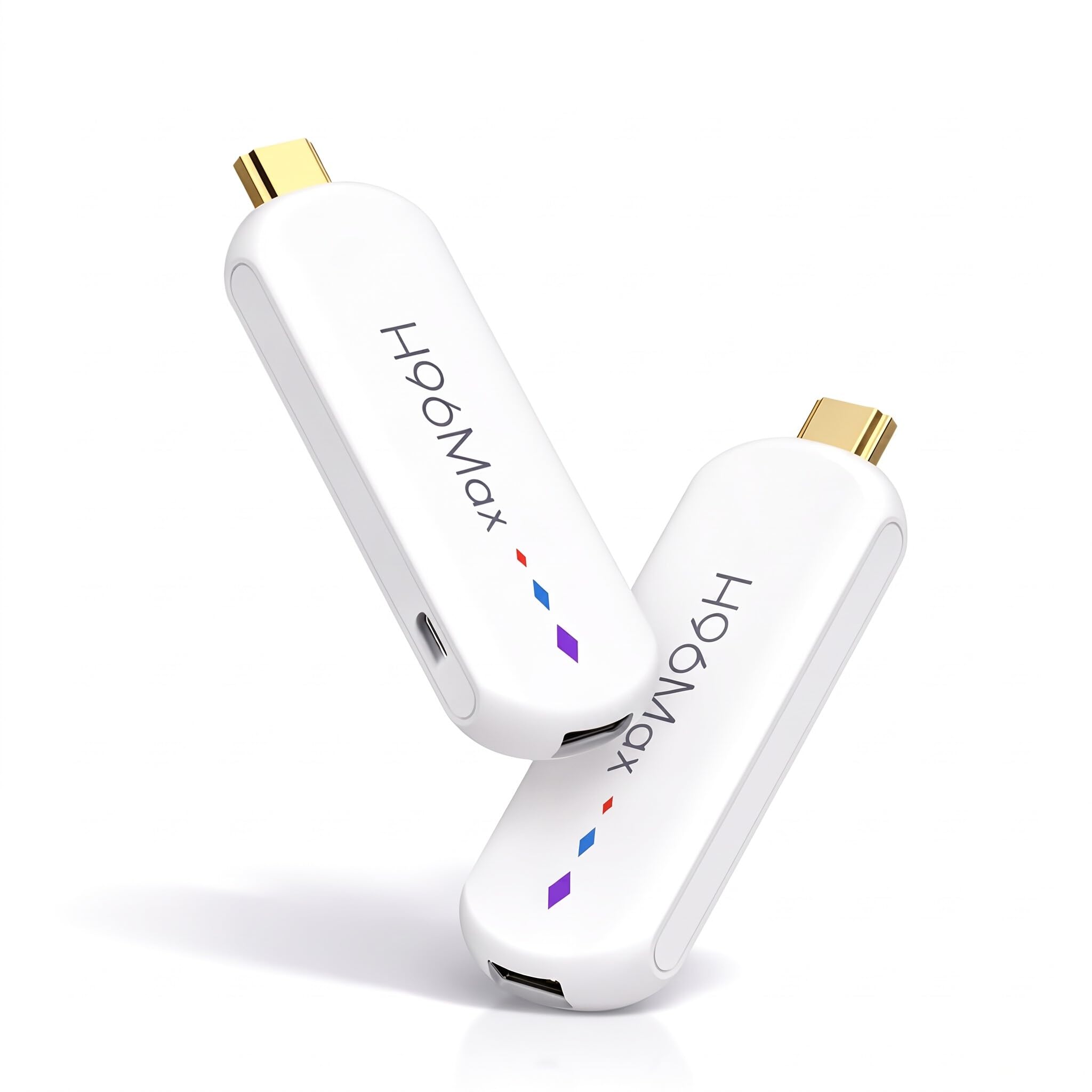 SENECESLI do Dekodera TV z Systemem Android 14.0, Odtwarzacza Multimediów Strumieniowych 4K Ultra HD, Inteligentnego Cyfrowego Tunera TV z Pilotem Głosowym, Pamięci RAM 2 GB, Pamięci ROM