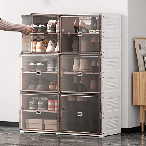 Organisateur de chaussures cube portable étanche et modulable gain de place