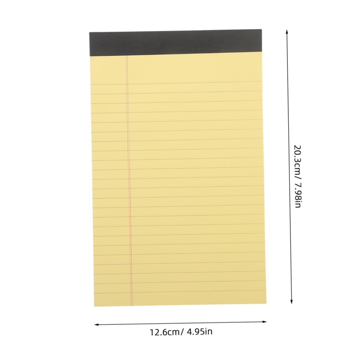 Bloc-notes Juridique Jaune 12 Lots Papier 50 Feuilles par Lot