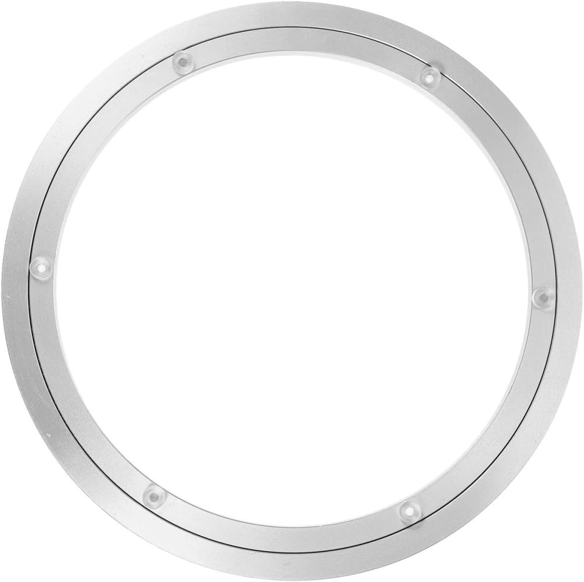 Heavy Duty 14-inch Aluminium Alloy Round Dining Turntable Bearing Swivel Plate for Wood Glass Marble Tables, Smooth Rotating Lazy Susan Base for Kitchen and Serving